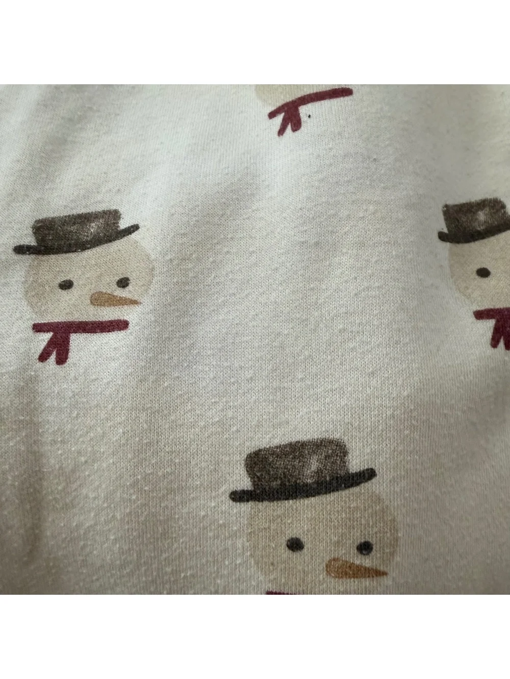 6-12m Rylee + Cru Snowman Sweatshirt Romper